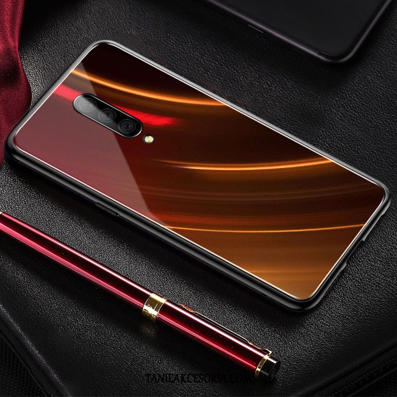 Etui Oneplus 7 Pro Purpurowy Miękki Proste, Futerał Oneplus 7 Pro Cienkie Lustro Anti-fall