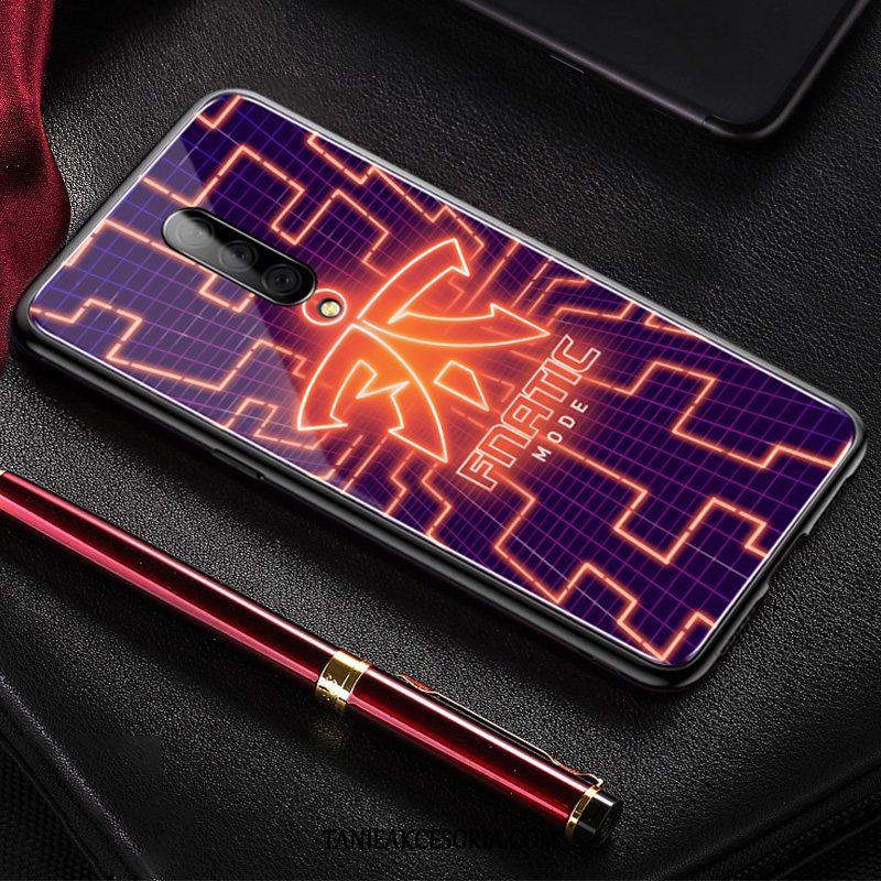 Etui Oneplus 7 Pro Purpurowy Miękki Proste, Futerał Oneplus 7 Pro Cienkie Lustro Anti-fall