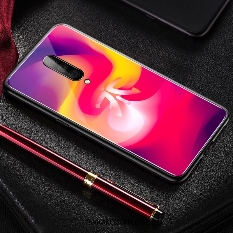 Etui Oneplus 7 Pro Purpurowy Miękki Proste, Futerał Oneplus 7 Pro Cienkie Lustro Anti-fall