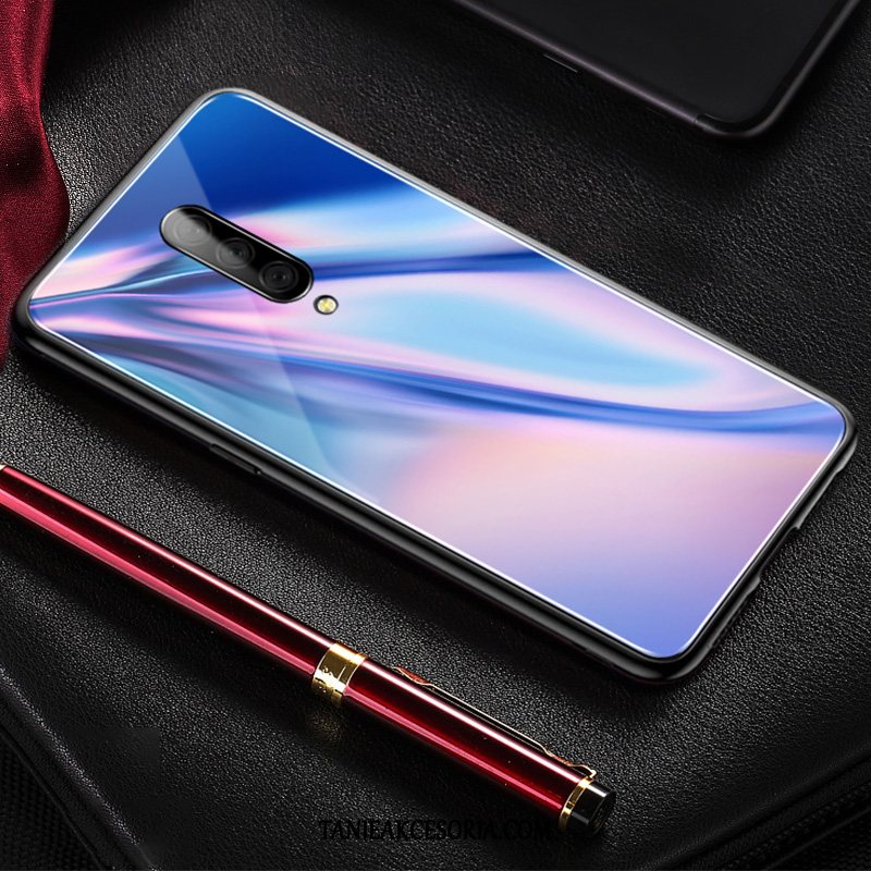 Etui Oneplus 7 Pro Purpurowy Miękki Proste, Futerał Oneplus 7 Pro Cienkie Lustro Anti-fall