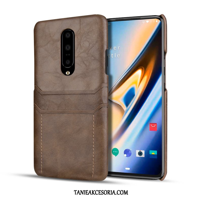 Etui Oneplus 7 Pro Telefon Komórkowy Karta, Obudowa Oneplus 7 Pro Braun