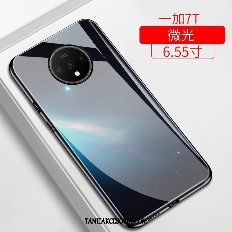 Etui Oneplus 7t Niebieski Gwiaździsty All Inclusive, Obudowa Oneplus 7t Szkło Trudno Jasny