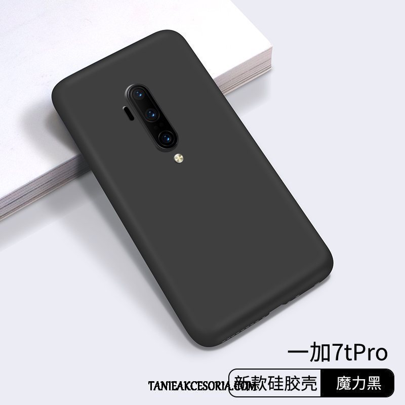 Etui Oneplus 7t Pro Silikonowe Zakochani Cienkie, Futerał Oneplus 7t Pro Czerwony Proste Chiński Styl