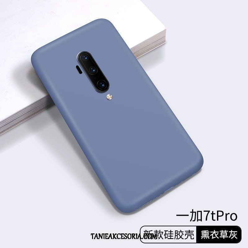 Etui Oneplus 7t Pro Silikonowe Zakochani Cienkie, Futerał Oneplus 7t Pro Czerwony Proste Chiński Styl