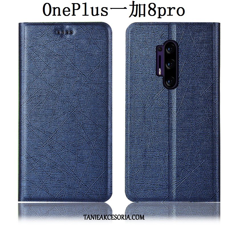 Etui Oneplus 8 Pro Skórzany Anti-fall Złoto, Futerał Oneplus 8 Pro Ochraniacz Jedwab Telefon Komórkowy