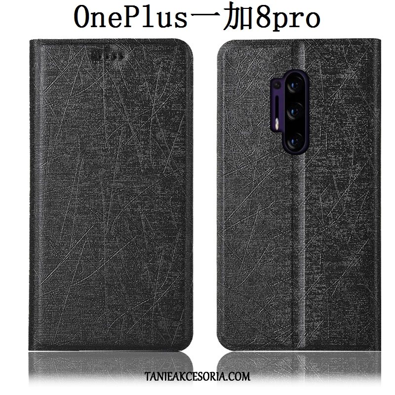 Etui Oneplus 8 Pro Skórzany Anti-fall Złoto, Futerał Oneplus 8 Pro Ochraniacz Jedwab Telefon Komórkowy