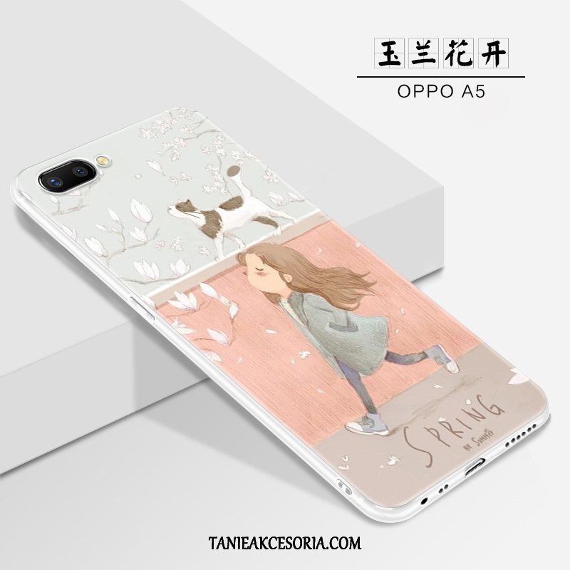 Etui Oppo A3 Silikonowe Anti-fall All Inclusive, Obudowa Oppo A3 Wiszące Ozdoby Telefon Komórkowy Nubuku