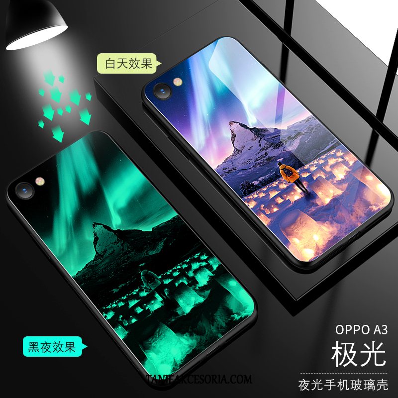 Etui Oppo A3 Szkło Kryształ Miękki, Pokrowce Oppo A3 Moda Świecące Telefon Komórkowy