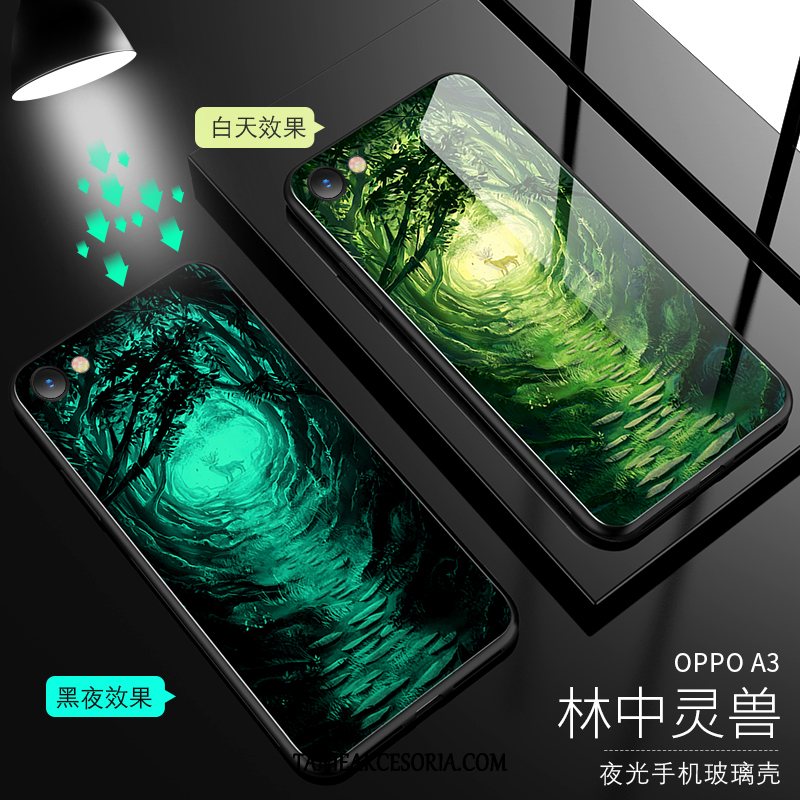 Etui Oppo A3 Szkło Kryształ Miękki, Pokrowce Oppo A3 Moda Świecące Telefon Komórkowy