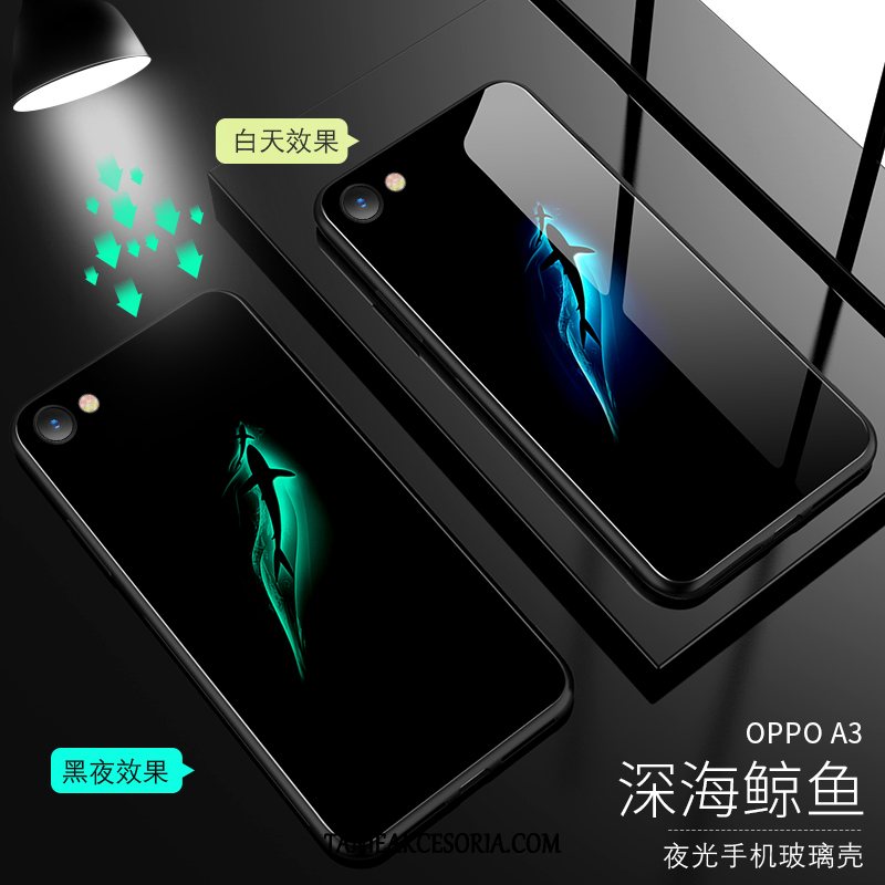 Etui Oppo A3 Szkło Kryształ Miękki, Pokrowce Oppo A3 Moda Świecące Telefon Komórkowy