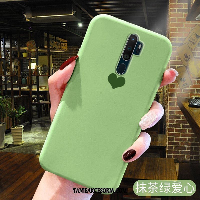 Etui Oppo A9 2020 Anti-fall Moda Miękki, Obudowa Oppo A9 2020 Zielony Ochraniacz Telefon Komórkowy