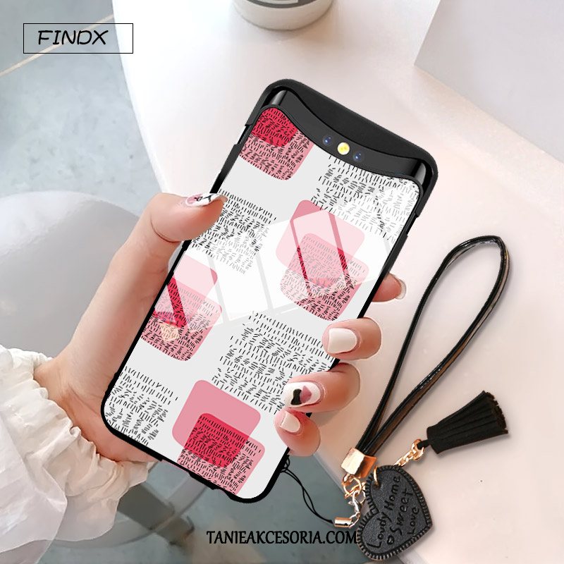 Etui Oppo Find X Anti-fall Tendencja Telefon Komórkowy, Pokrowce Oppo Find X Graffiti Czerwony Netto Miłość