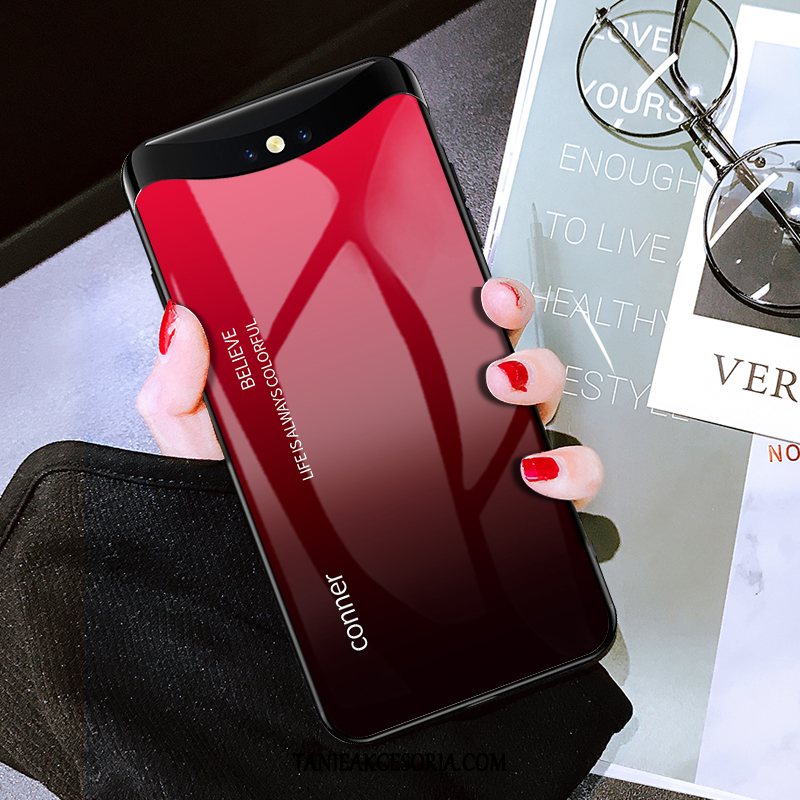 Etui Oppo Find X Chłodzenie Ochraniacz Proste, Obudowa Oppo Find X Anti-fall Świeży Szkło