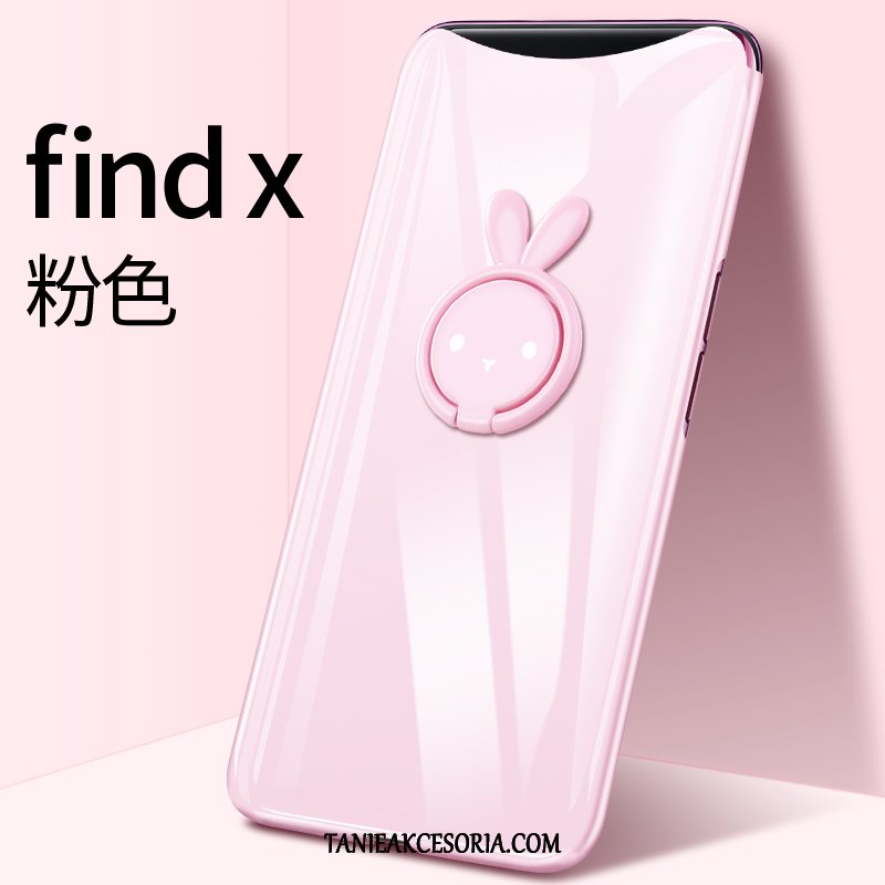 Etui Oppo Find X Cienkie Kreskówka All Inclusive, Futerał Oppo Find X Ochraniacz Czerwony Telefon Komórkowy