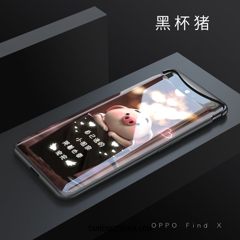 Etui Oppo Find X Miękki Kolor Szkło, Futerał Oppo Find X Telefon Komórkowy Kreatywne Ochraniacz