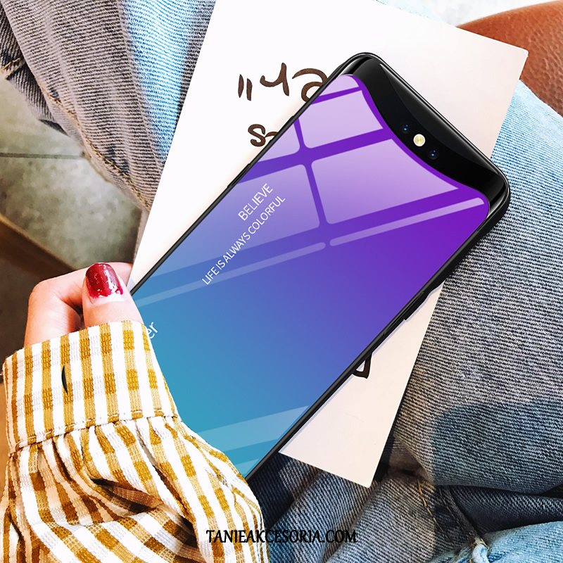 Etui Oppo Find X Miękki Telefon Komórkowy Cienkie, Pokrowce Oppo Find X Czerwony Netto Kreatywne Trudno