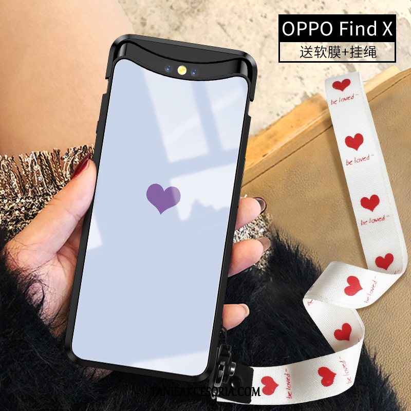 Etui Oppo Find X Świeży Osobowość Ochraniacz, Futerał Oppo Find X Szkło Cienkie Proste