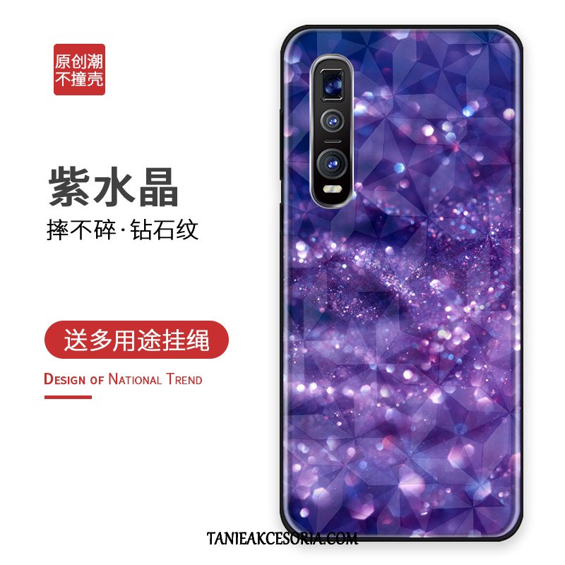 Etui Oppo Find X2 Pro All Inclusive Silikonowe Złoto, Obudowa Oppo Find X2 Pro Wzór Telefon Komórkowy Ochraniacz