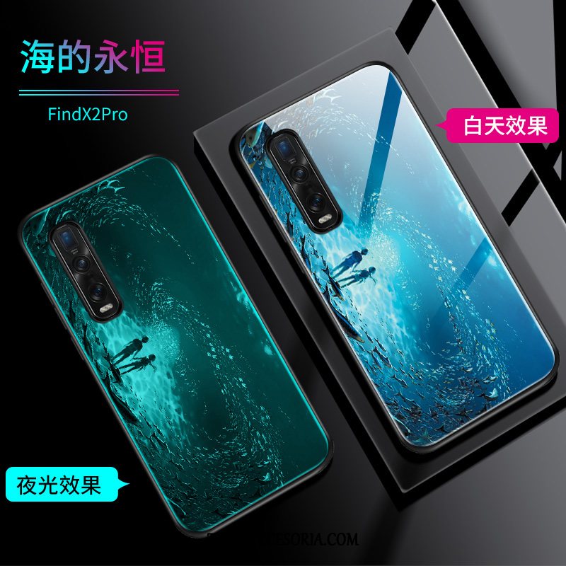 Etui Oppo Find X2 Pro Osobowość Świecące Nubuku, Pokrowce Oppo Find X2 Pro Nowy Dostosowane Miękki