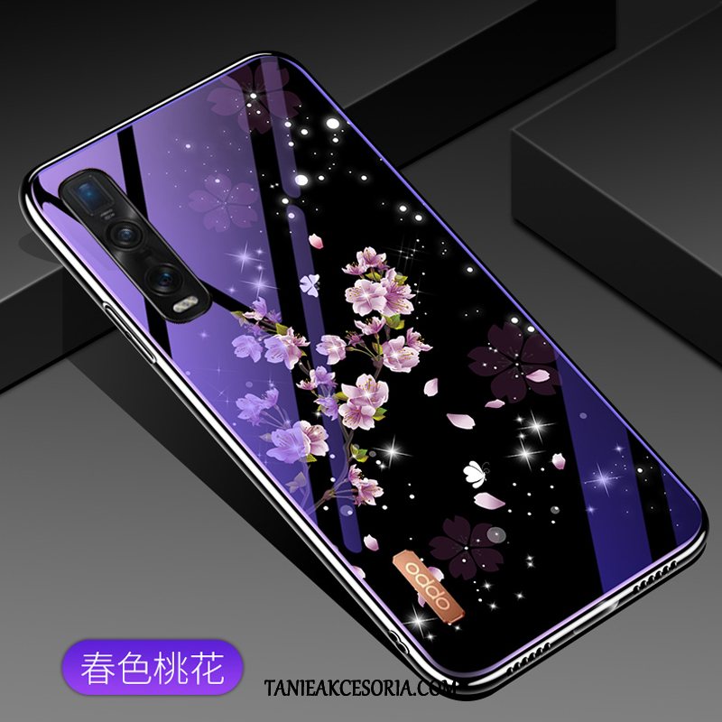 Etui Oppo Find X2 Pro Silikonowe Purpurowy Szkło, Futerał Oppo Find X2 Pro Ochraniacz Czerwony Netto All Inclusive