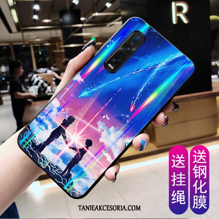 Etui Oppo Find X2 Pro Telefon Komórkowy Czerwony Netto Osobowość, Pokrowce Oppo Find X2 Pro All Inclusive Silikonowe Modna Marka