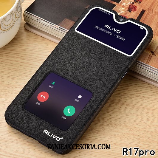 Etui Oppo R15 All Inclusive Czerwony Trudno, Futerał Oppo R15 Telefon Komórkowy Klapa Gwiazda