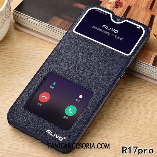 Etui Oppo R15 All Inclusive Czerwony Trudno, Futerał Oppo R15 Telefon Komórkowy Klapa Gwiazda