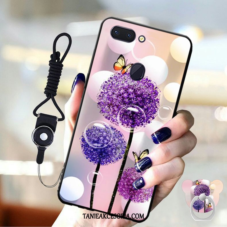 Etui Oppo R15 Czarny Wspornik Anti-fall, Obudowa Oppo R15 Telefon Komórkowy Ochraniacz Miękki