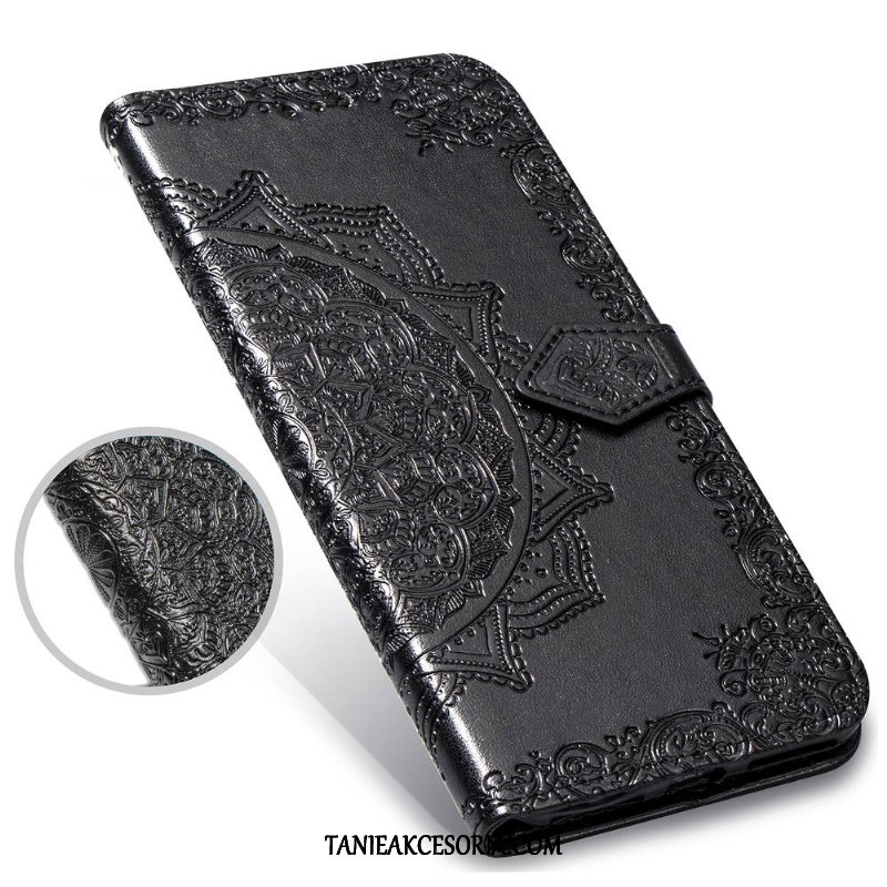 Etui Oppo R15 Ochraniacz Anti-fall Proste, Obudowa Oppo R15 Niebieski Klapa Relief