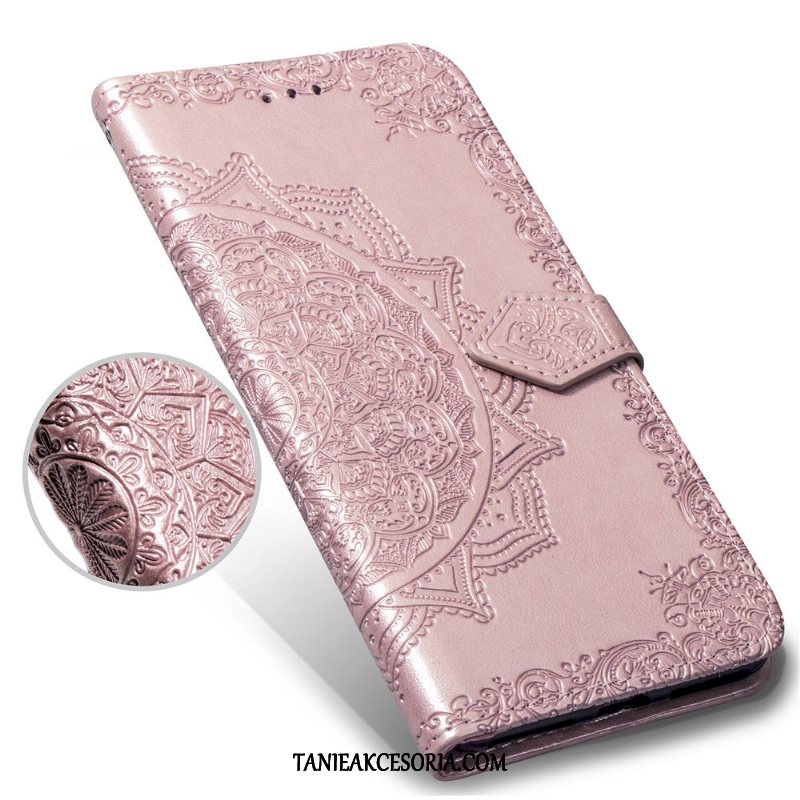 Etui Oppo R15 Ochraniacz Anti-fall Proste, Obudowa Oppo R15 Niebieski Klapa Relief