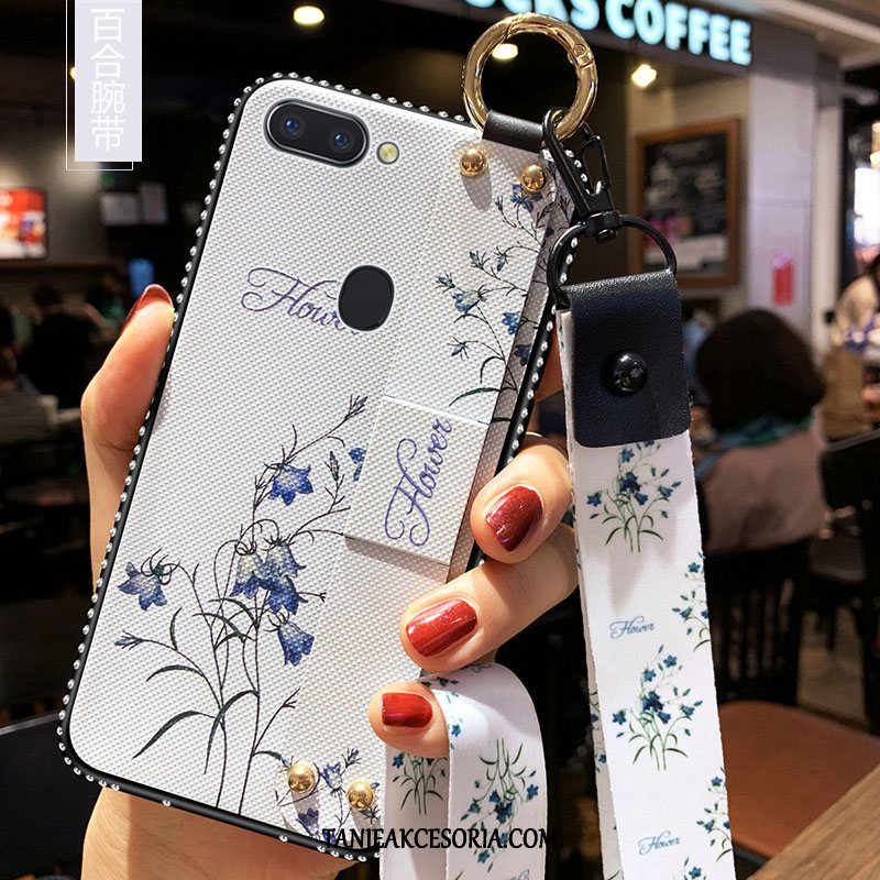 Etui Oppo R15 Pro Miękki Wiszące Ozdoby Ochraniacz, Obudowa Oppo R15 Pro Niebieski Anti-fall Silikonowe