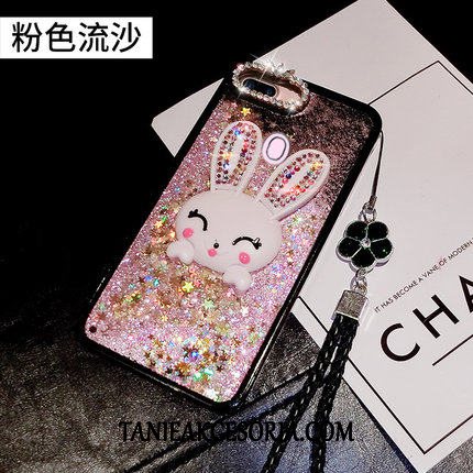 Etui Oppo R15 Pro Osobowość Gwiazda Quicksand, Futerał Oppo R15 Pro Silikonowe Rhinestone Czerwony Netto