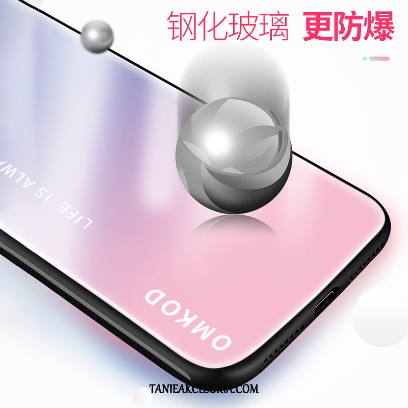 Etui Oppo R15 Pro Szkło Proszek Telefon Komórkowy, Futerał Oppo R15 Pro Zakochani Fioletowy Gradient