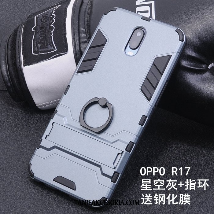 Etui Oppo R17 All Inclusive Nubuku Osobowość, Pokrowce Oppo R17 Silikonowe Ring Nowy