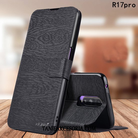 Etui Oppo R17 Miękki All Inclusive Klapa, Obudowa Oppo R17 Gwiazda Telefon Komórkowy Skórzany Futerał