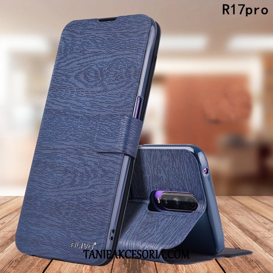 Etui Oppo R17 Miękki All Inclusive Klapa, Obudowa Oppo R17 Gwiazda Telefon Komórkowy Skórzany Futerał