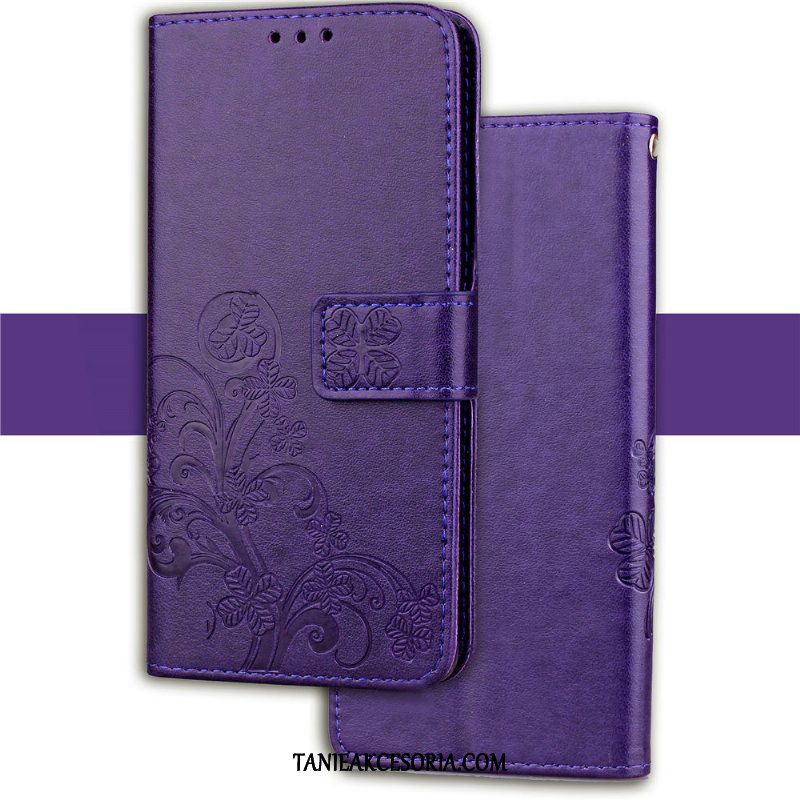 Etui Oppo R17 Pro Karta Niebieski Wspornik, Obudowa Oppo R17 Pro Skórzany Futerał Telefon Komórkowy Relief