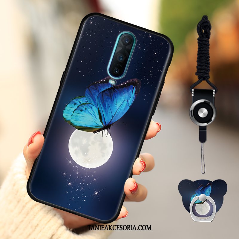 Etui Oppo R17 Pro Kreskówka Różowe Ochraniacz, Obudowa Oppo R17 Pro Anti-fall Wiszące Ozdoby Miękki