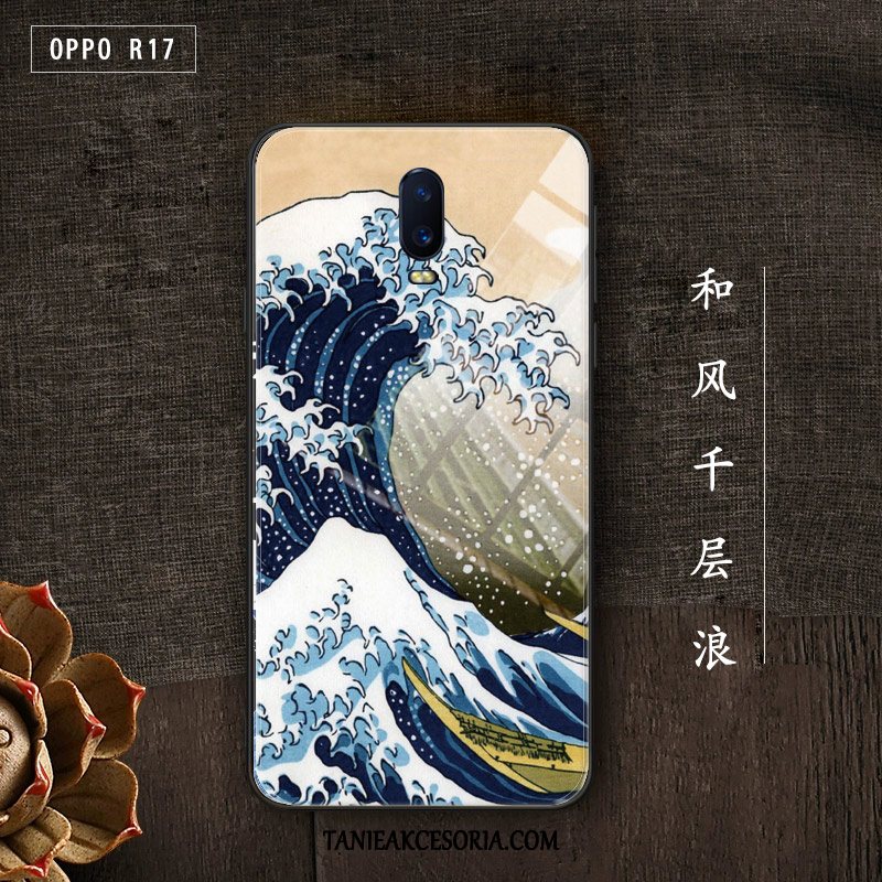 Etui Oppo R17 Pro Niebieski Trudno Anti-fall, Pokrowce Oppo R17 Pro Chiński Styl Modna Marka Telefon Komórkowy