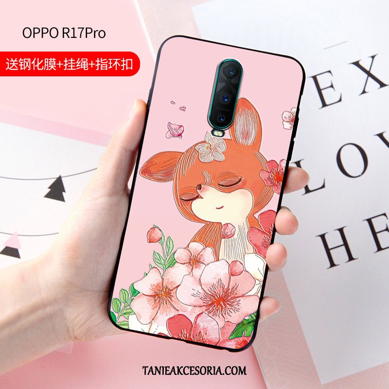 Etui Oppo R17 Pro Ochraniacz Silikonowe Tendencja, Pokrowce Oppo R17 Pro Kreskówka Relief Dostosowane