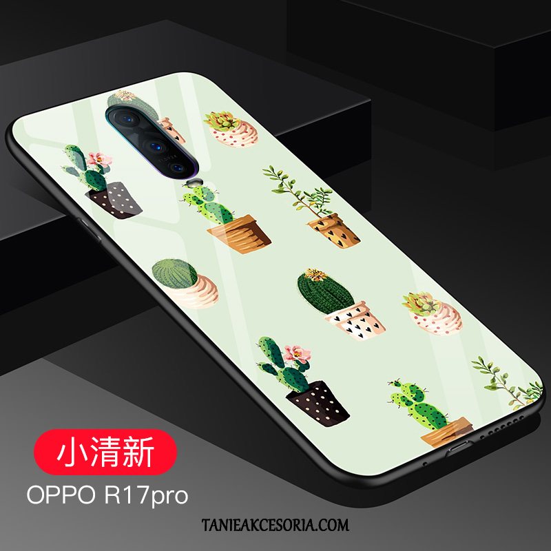 Etui Oppo R17 Pro Osobowość Silikonowe Anti-fall, Futerał Oppo R17 Pro Telefon Komórkowy Różowe Czerwony Netto