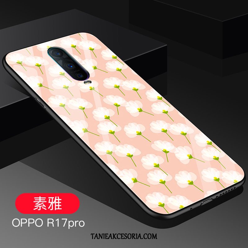 Etui Oppo R17 Pro Osobowość Silikonowe Anti-fall, Futerał Oppo R17 Pro Telefon Komórkowy Różowe Czerwony Netto