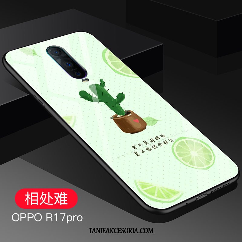 Etui Oppo R17 Pro Osobowość Silikonowe Anti-fall, Futerał Oppo R17 Pro Telefon Komórkowy Różowe Czerwony Netto