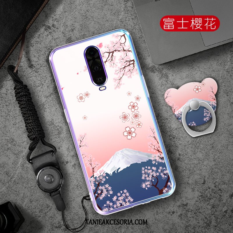 Etui Oppo R17 Pro Przezroczysty Wiszące Ozdoby Ochraniacz, Pokrowce Oppo R17 Pro Bunny Miękki Telefon Komórkowy