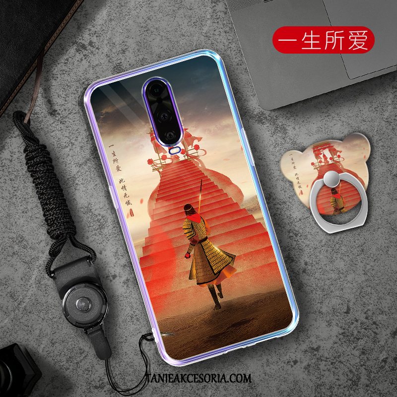 Etui Oppo R17 Pro Przezroczysty Wiszące Ozdoby Ochraniacz, Pokrowce Oppo R17 Pro Bunny Miękki Telefon Komórkowy