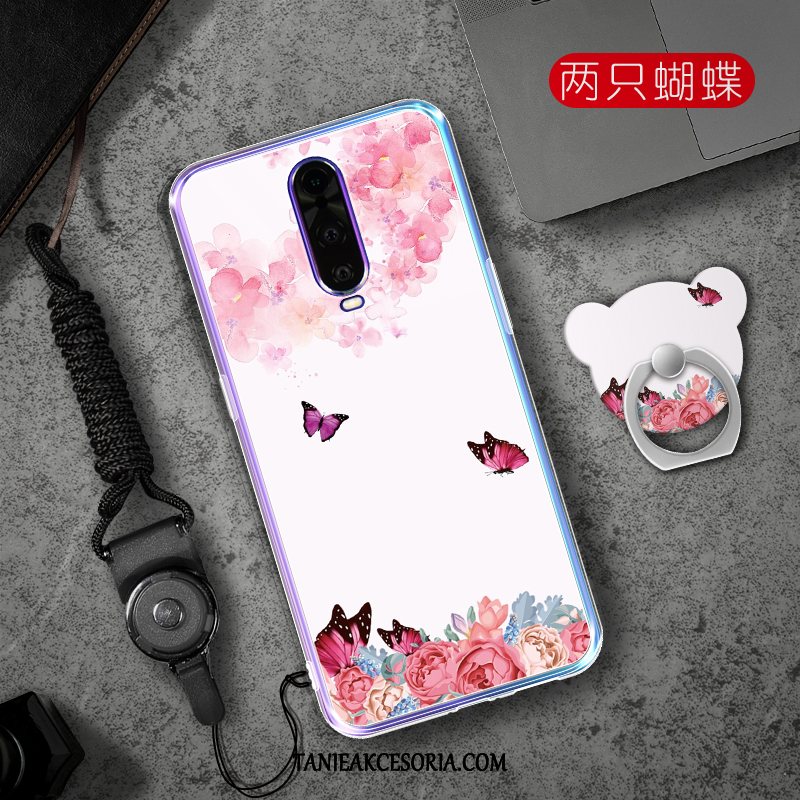 Etui Oppo R17 Pro Przezroczysty Wiszące Ozdoby Ochraniacz, Pokrowce Oppo R17 Pro Bunny Miękki Telefon Komórkowy