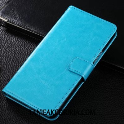 Etui Oppo R17 Pro Wspornik Prawdziwa Skóra Anti-fall, Obudowa Oppo R17 Pro Skórzany Futerał Ochraniacz Klapa