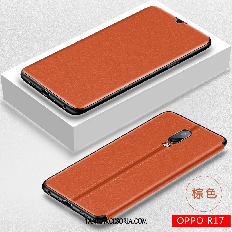 Etui Oppo R17 Telefon Komórkowy Skórzany Klapa, Futerał Oppo R17 Trudno Modna Marka All Inclusive