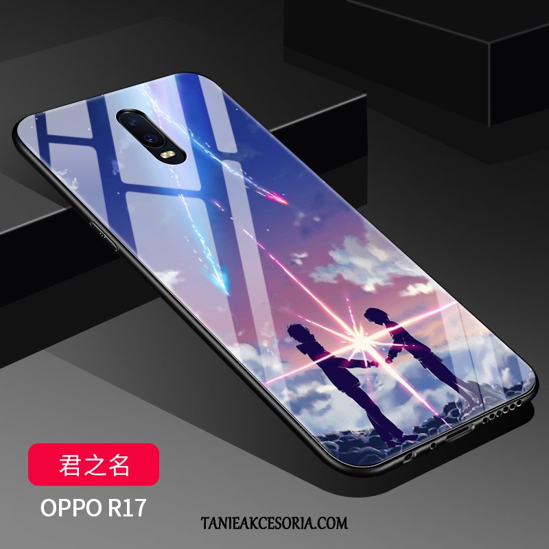 Etui Oppo R17 Trudno Nubuku Kreatywne, Pokrowce Oppo R17 Ochraniacz Miękki Szkło