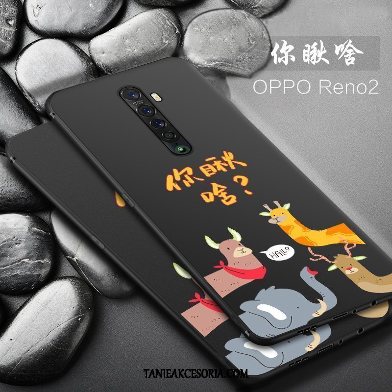 Etui Oppo Reno 2 Anti-fall Silikonowe Tendencja, Pokrowce Oppo Reno 2 Miękki Ochraniacz Cienka